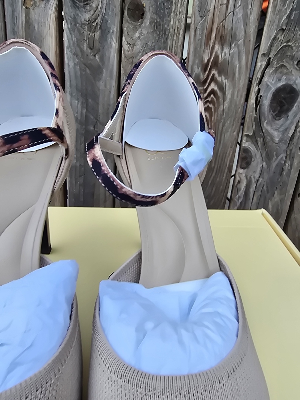 Cosy Island Women's Beige Pointed Toe D'Orsay Heels with Ankle Strap Size 8.5 - Picture 11 of 16